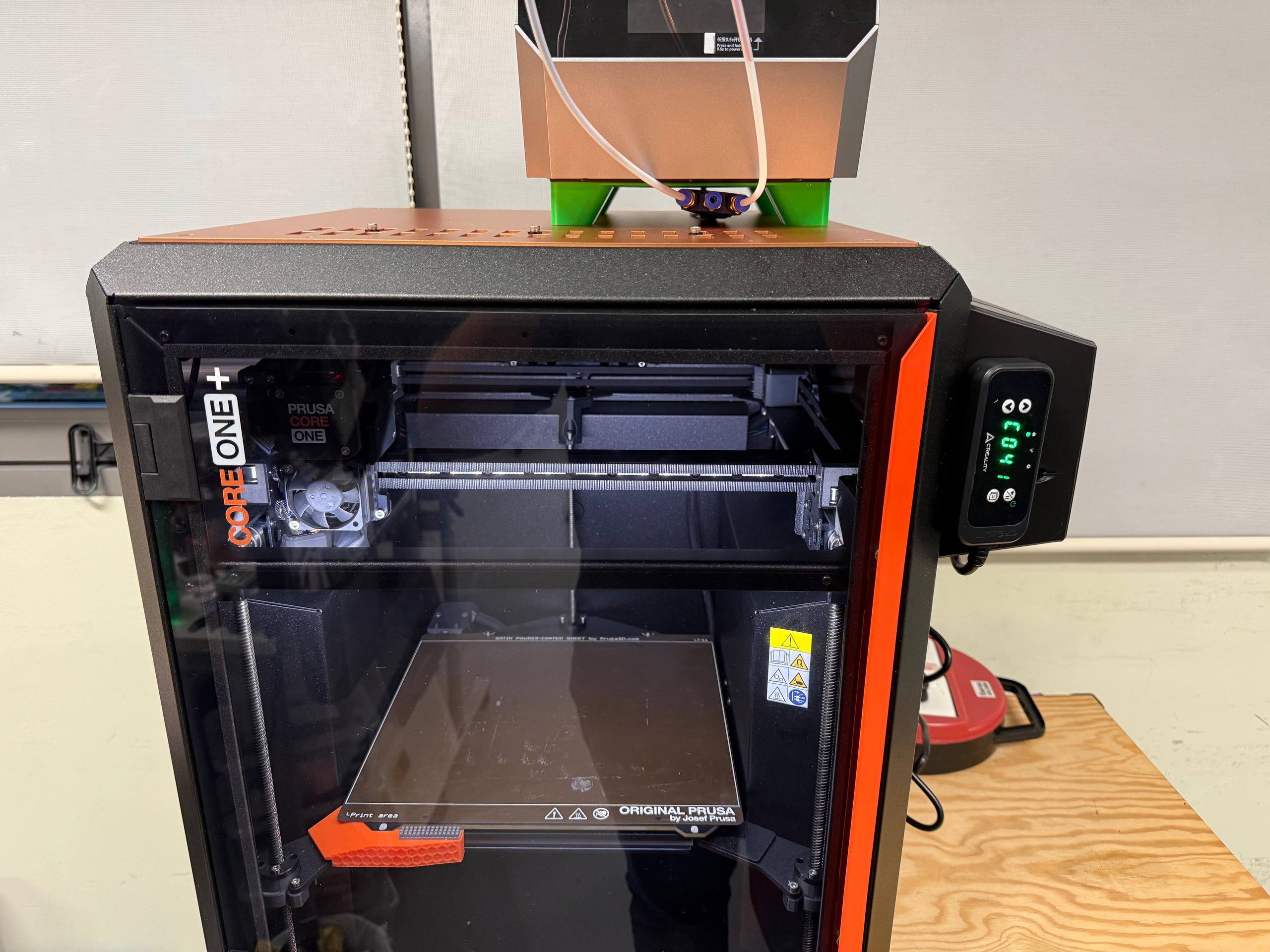 Prusa Core One -  Creality Chamber Heater Side Panel Cover