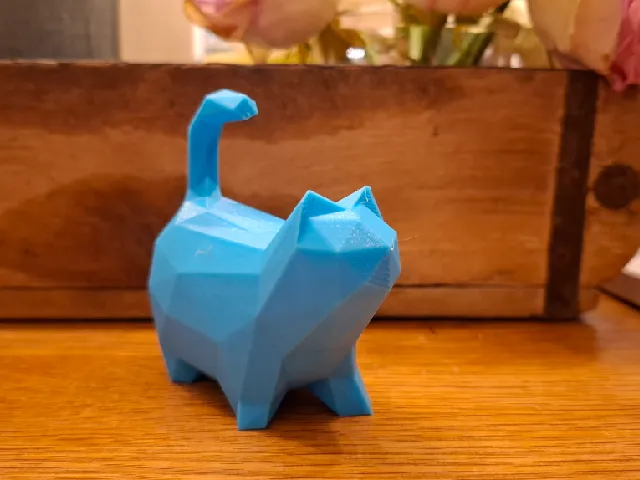 The cat Low poly