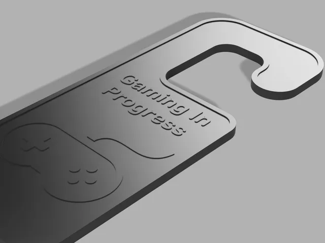 gaming in progress door hanger