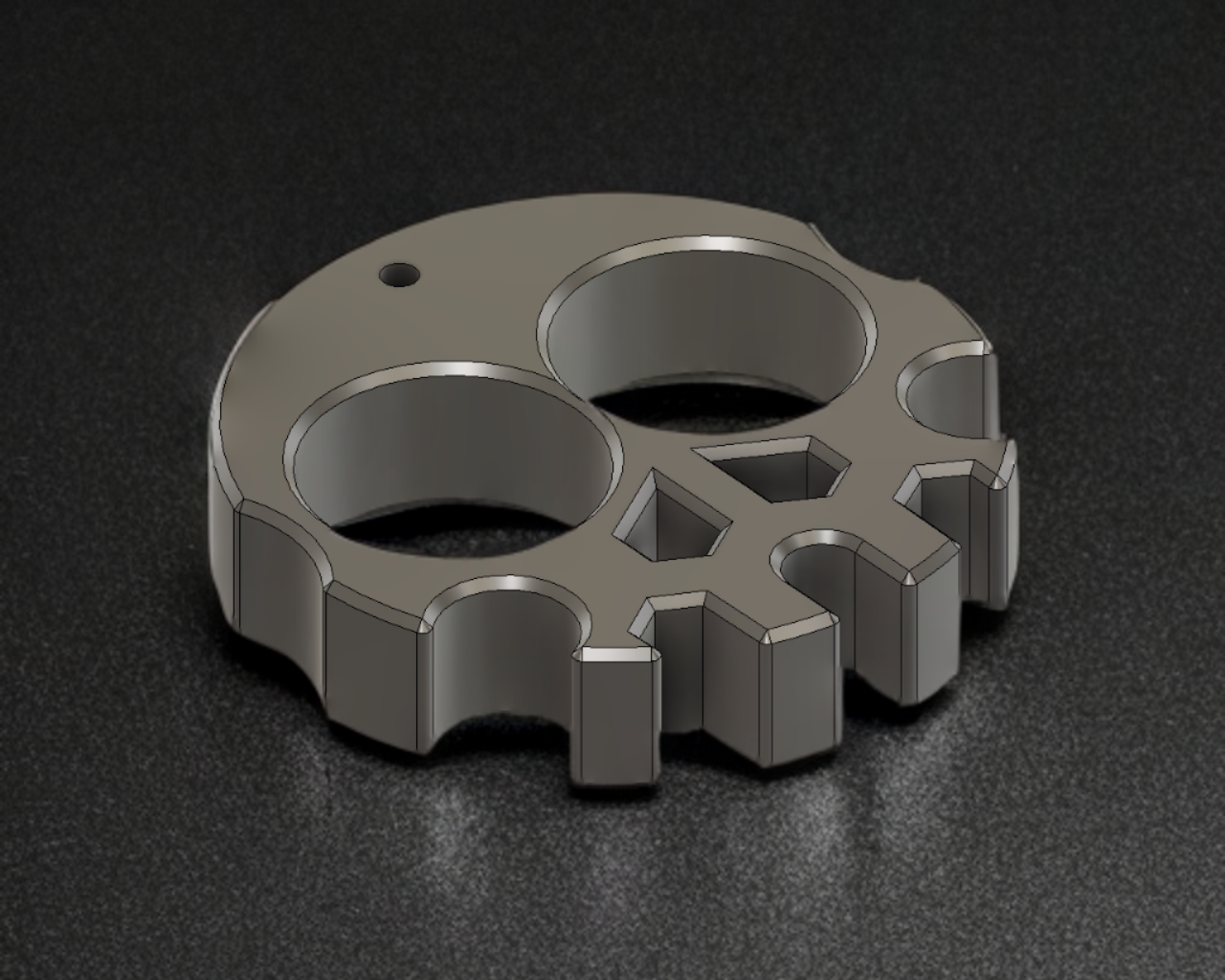 Skull Knuckle Duster Circler