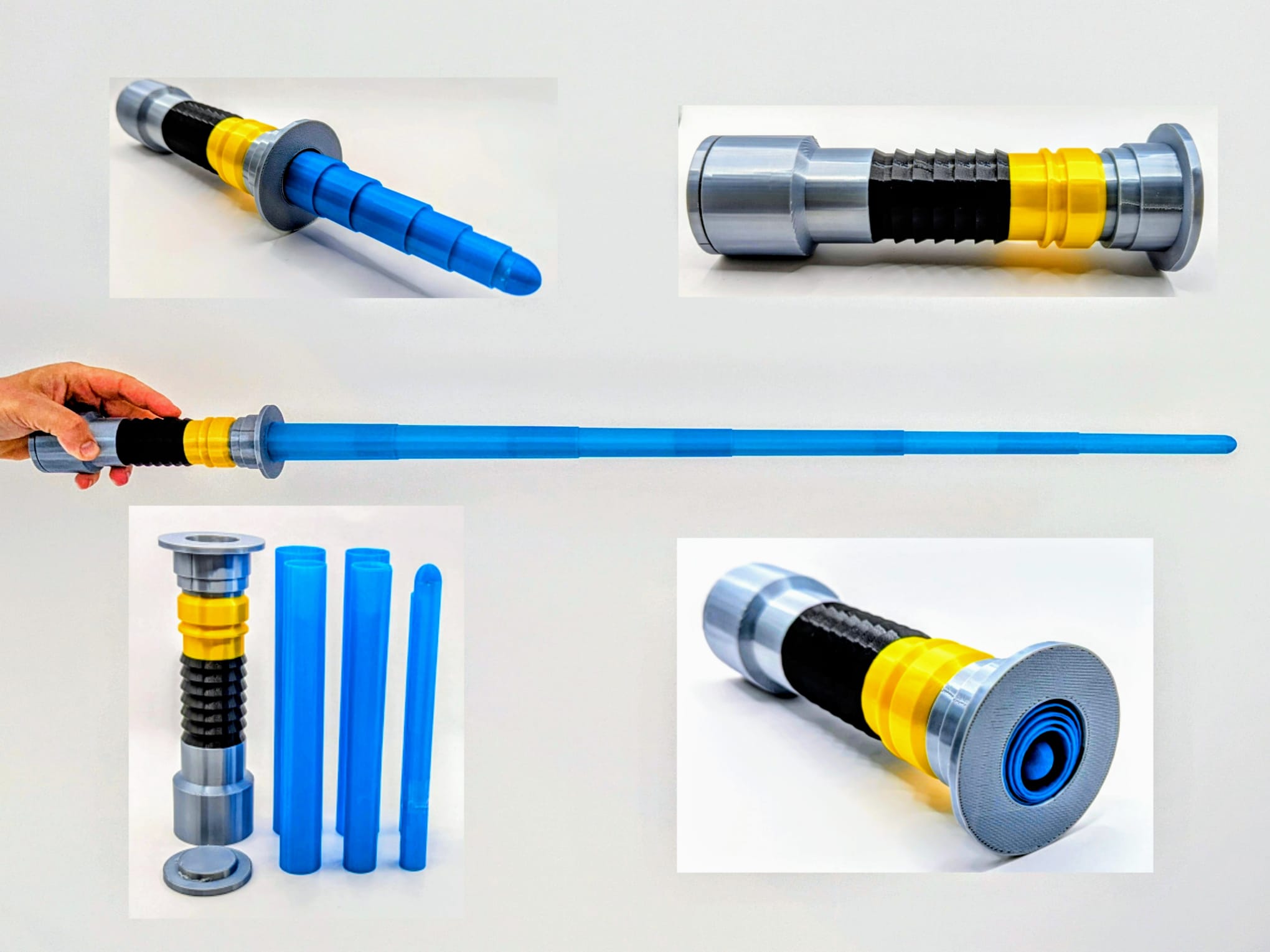 Collapsing Lightsaber (Multi-Part)