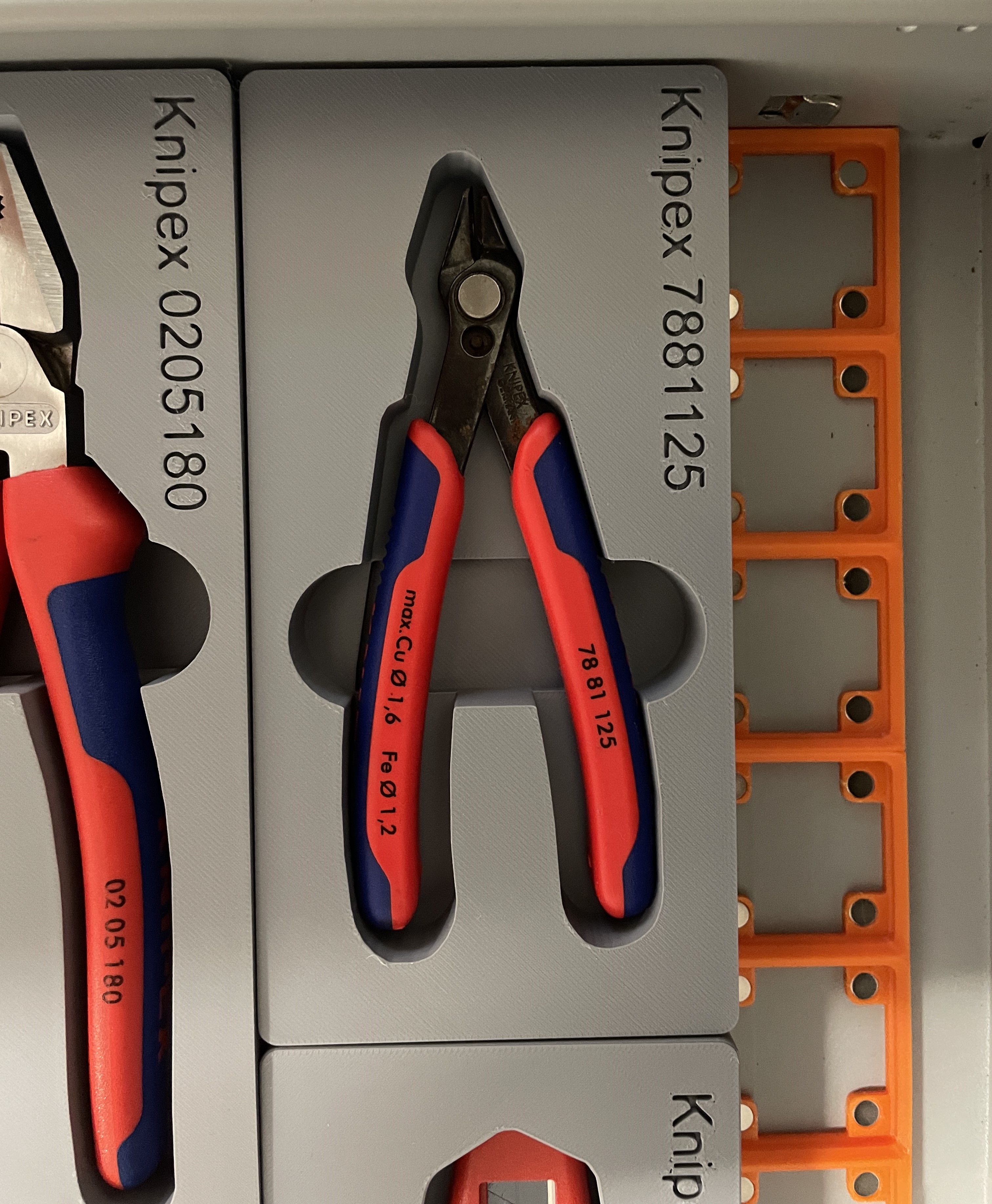 Gridfinity Knipex 7881125 side cutter Seitenschneider