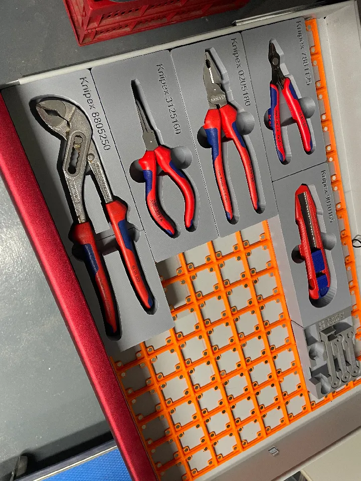 Gridfinity Knipex 0205180 combination pliers Kombizange by
