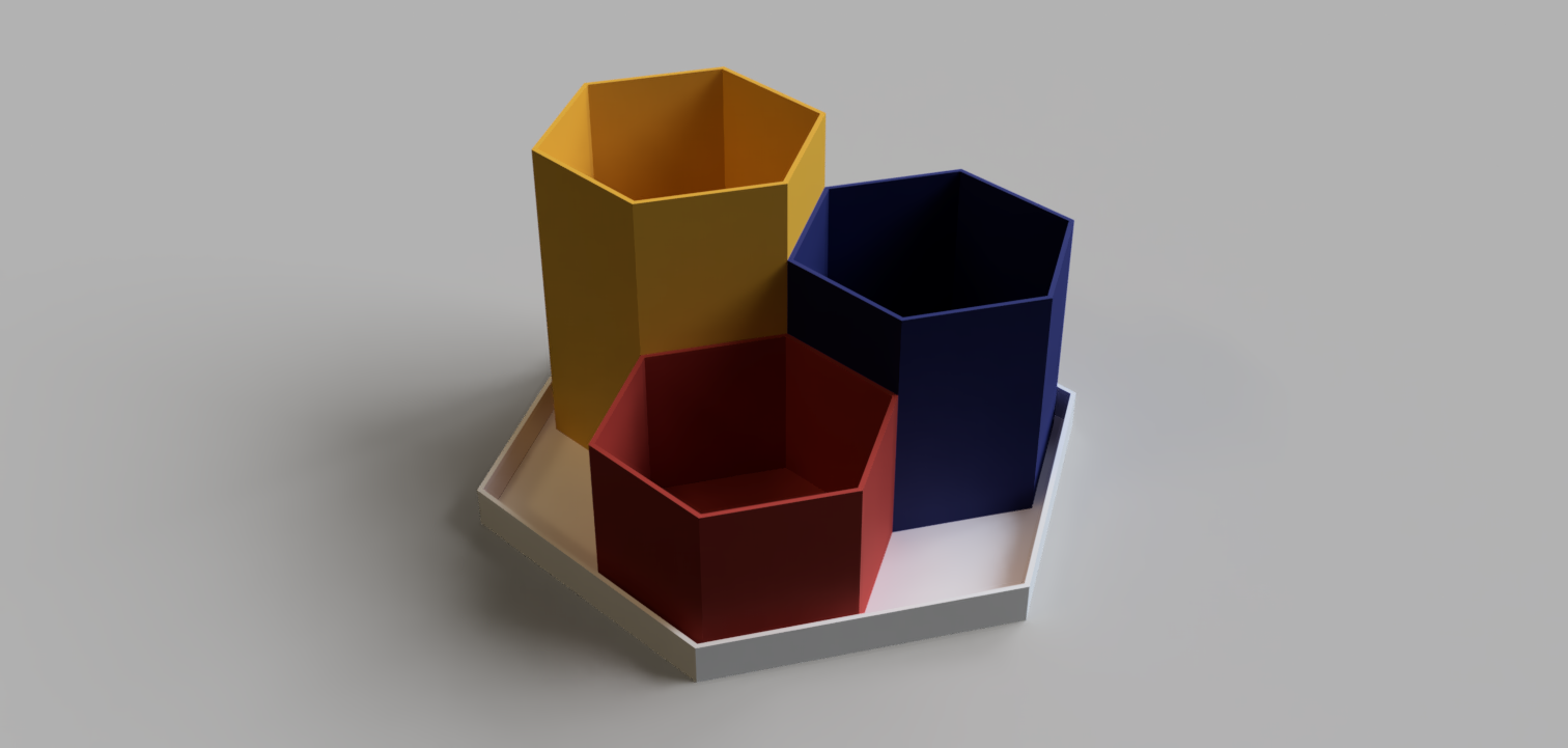 Hexagonal Pencil Holder
