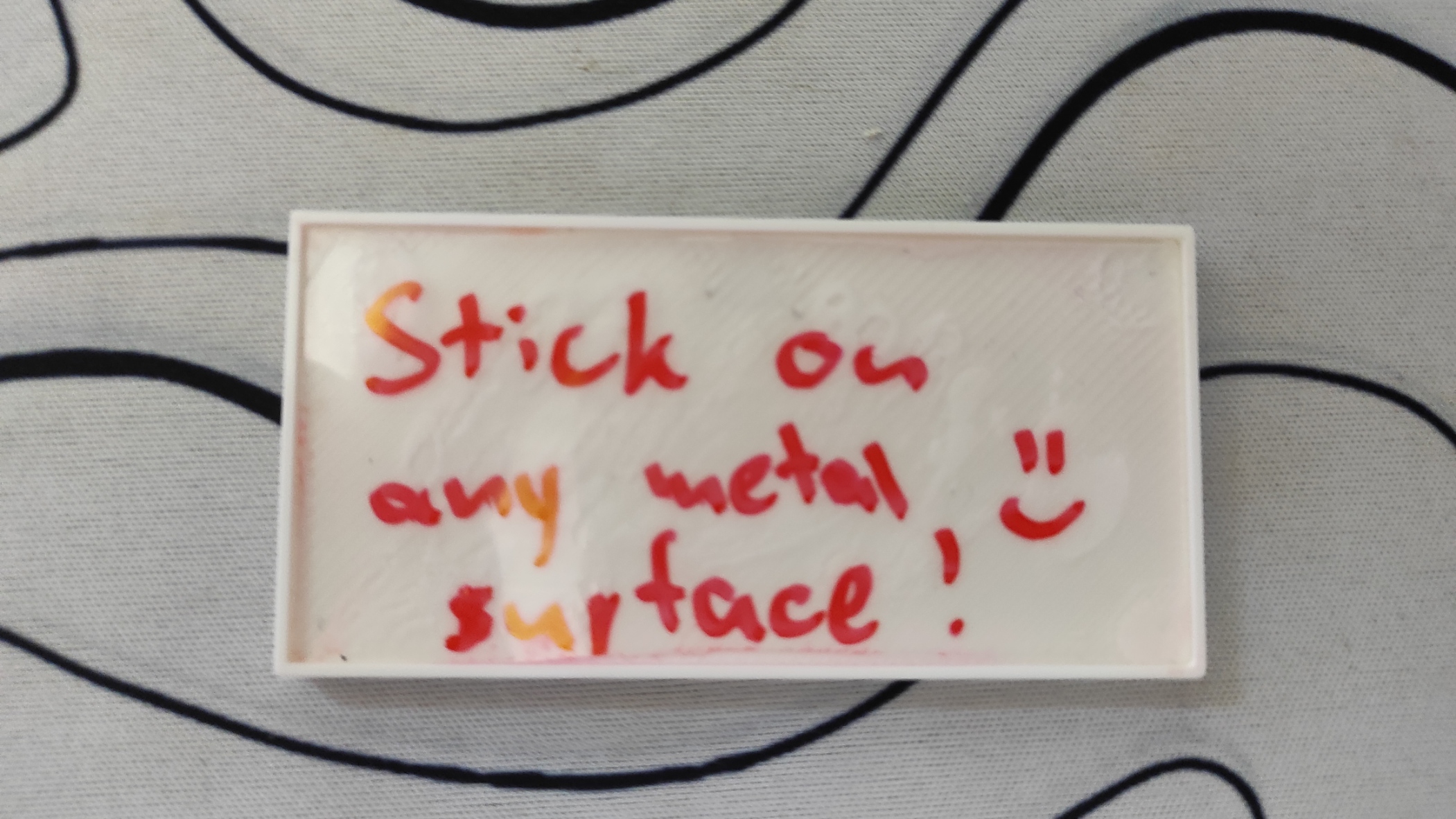Magnetic reusable sticky notes (magnets) - parametric