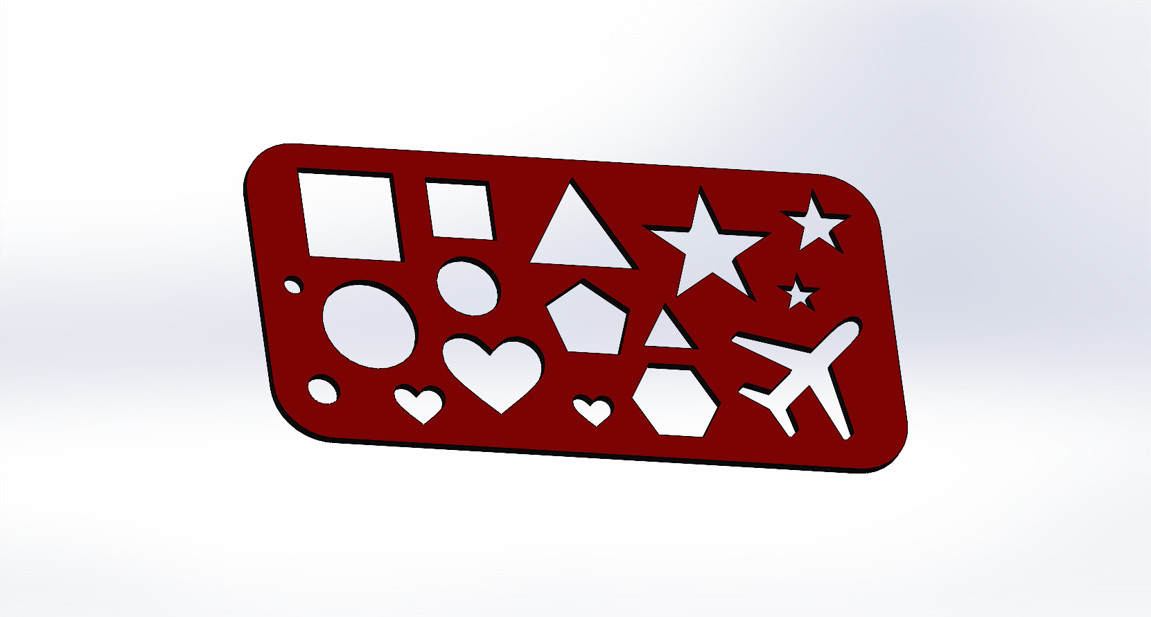 Geometric Shapes Stencil
