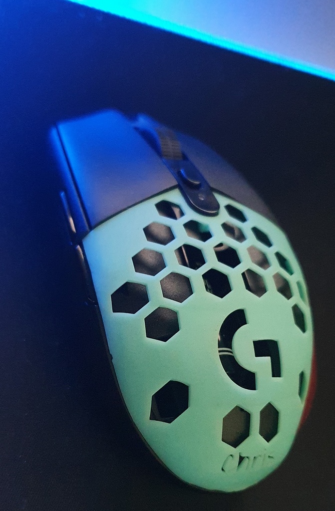 G305 Logo + Hex cut back cover remix 