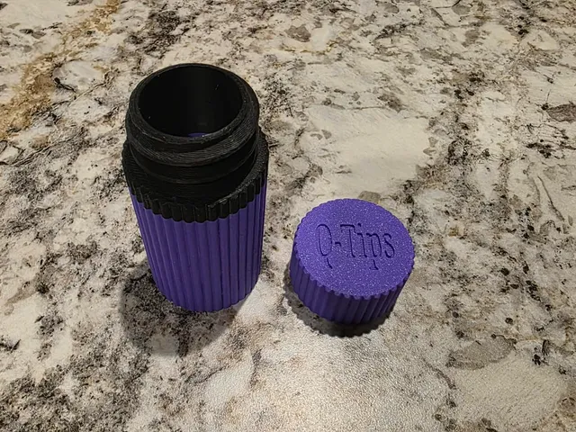 Q Tip travel case