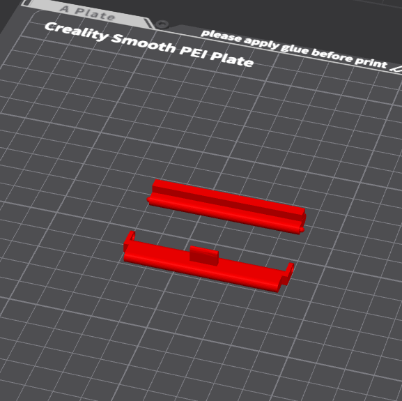 Ender 3 V3 SE garage screen - door handle remix — thumbnail 2