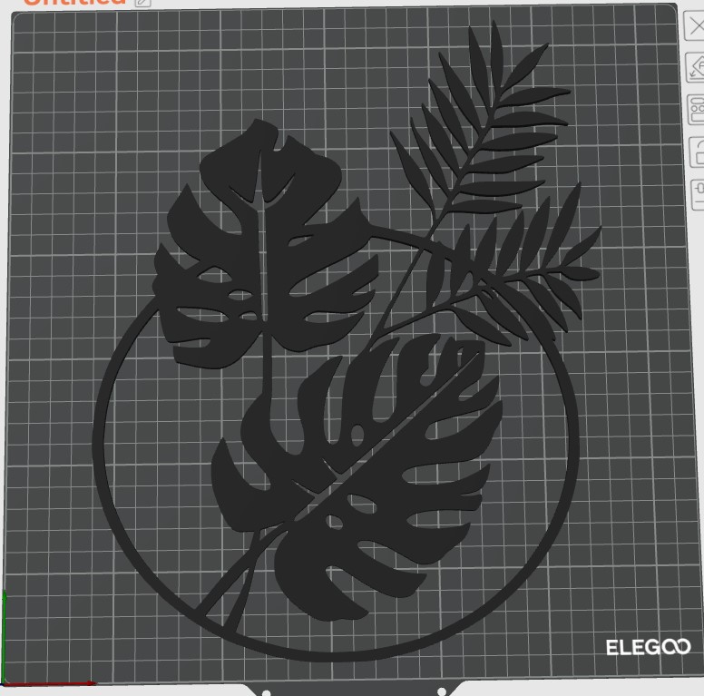 Wall art -Leaf