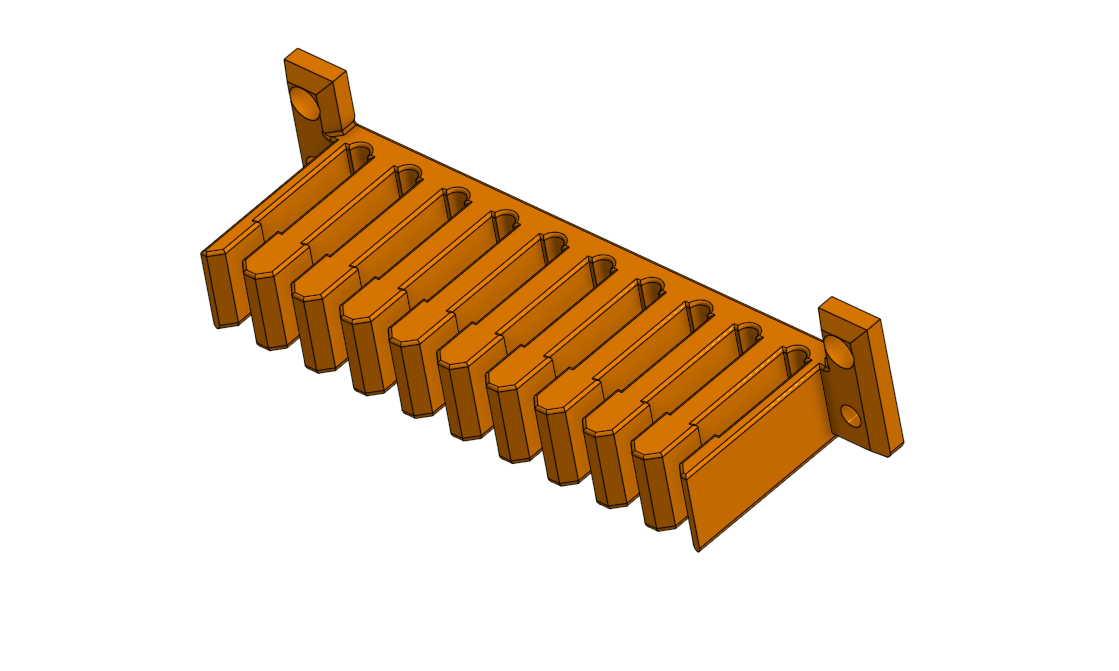 Alligator clip holder