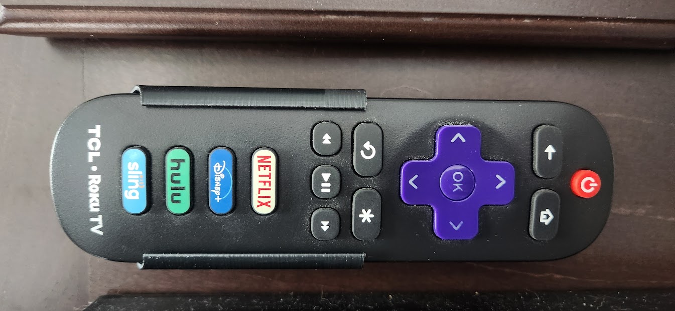 Roku Remote Holder TCL Smart TV (32" 2019 model)