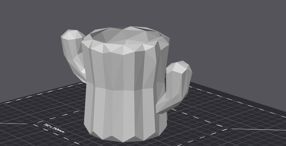 Cactus Pencil Holder low poly