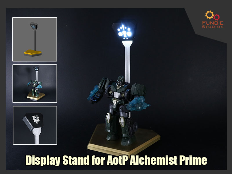Display Stand for Transformers AotP Alchemist Prime