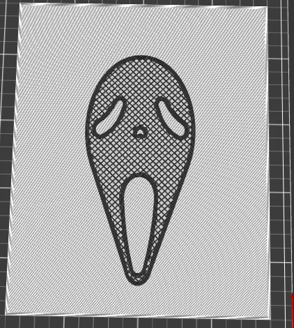 Miniatura 2 do modelo 3D Larrge Ghost Face