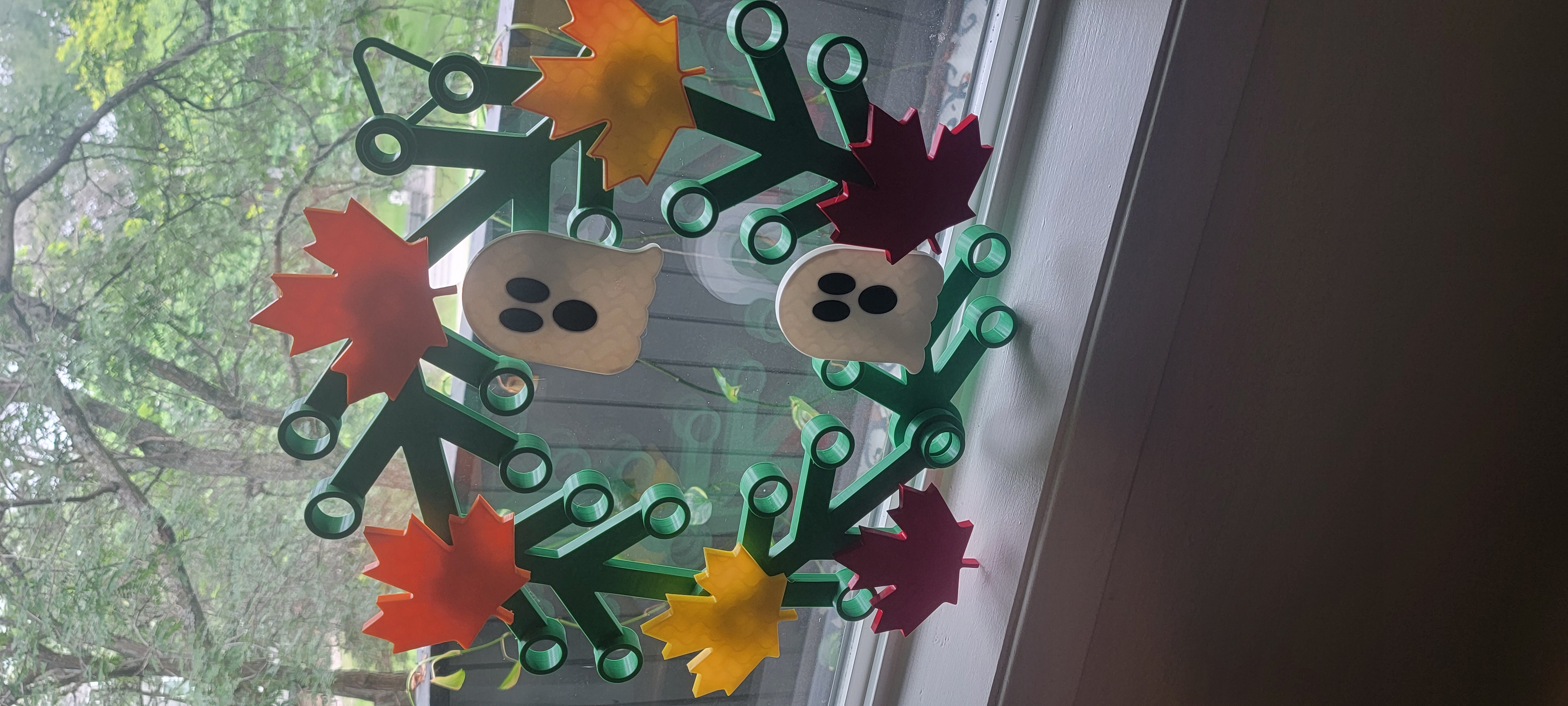 LEGO -inspired Wreath Ghost
