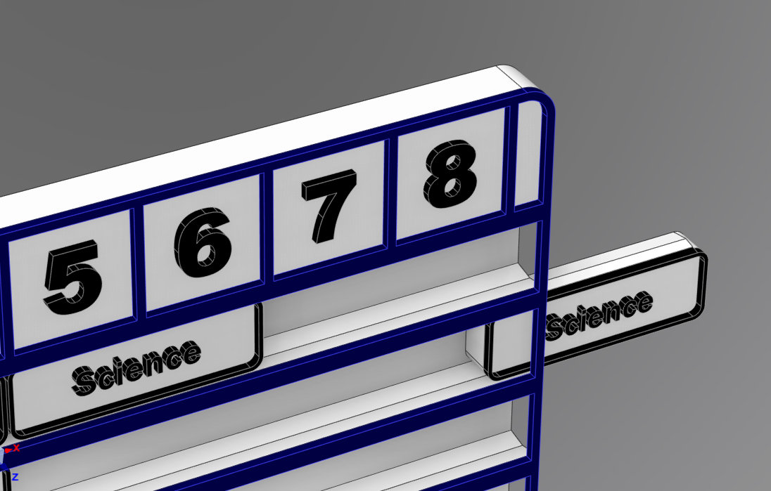 Školní rozvrh CZ a ENG / School Schedule with Interchangeable Blocks