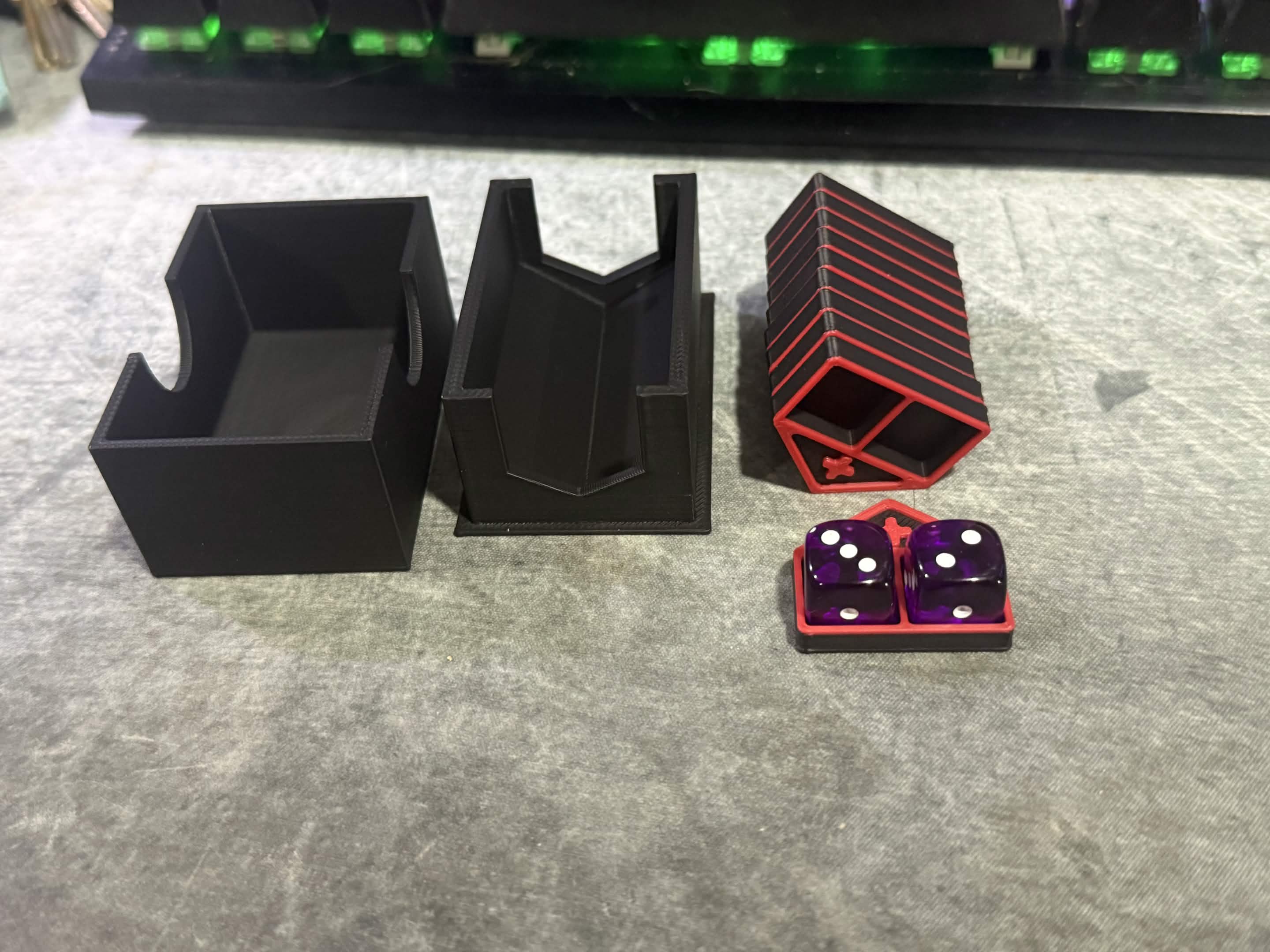 MTG +X/+X Counter With Box 3D model