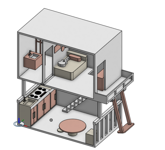 Doll house 3D model