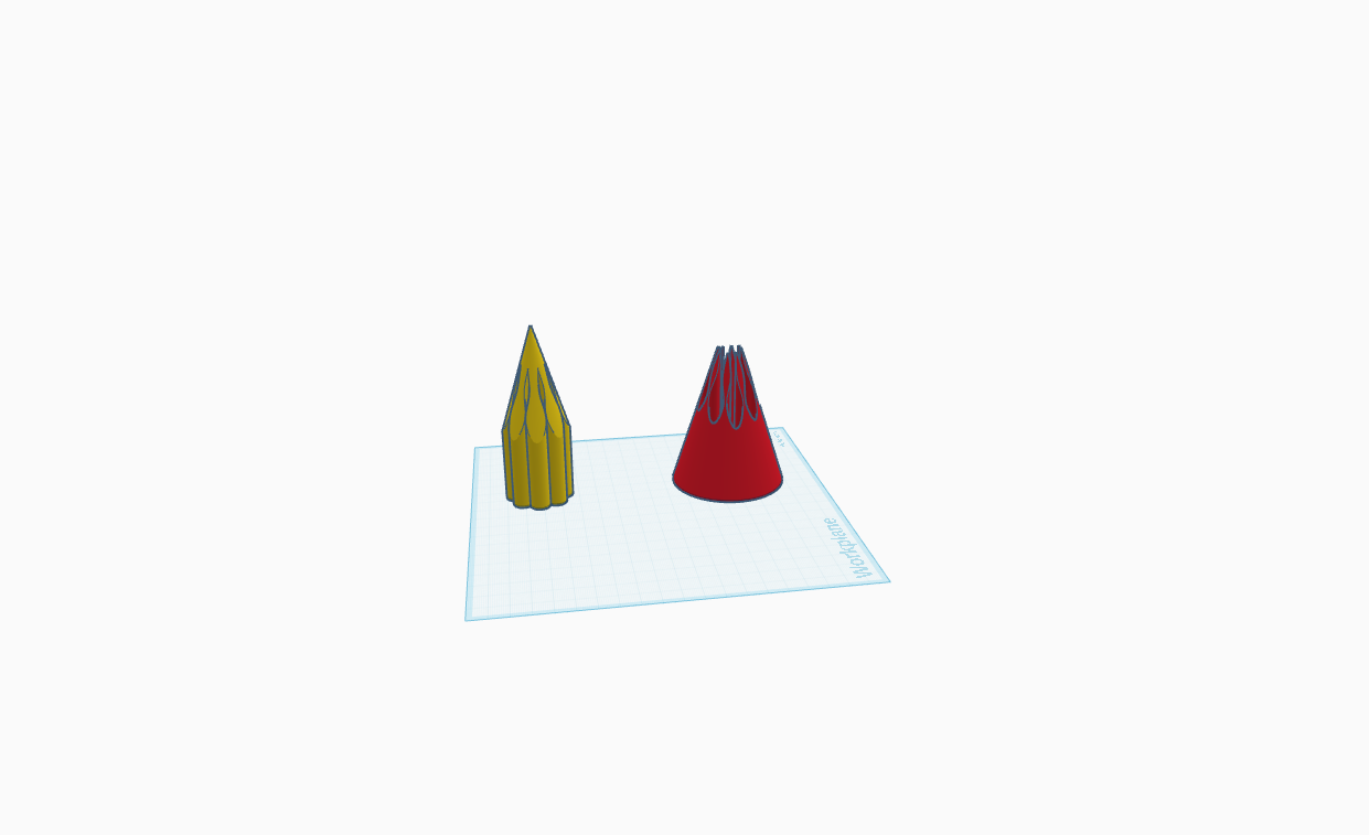 Miniatura 2 do modelo 3D fidget pass through cone