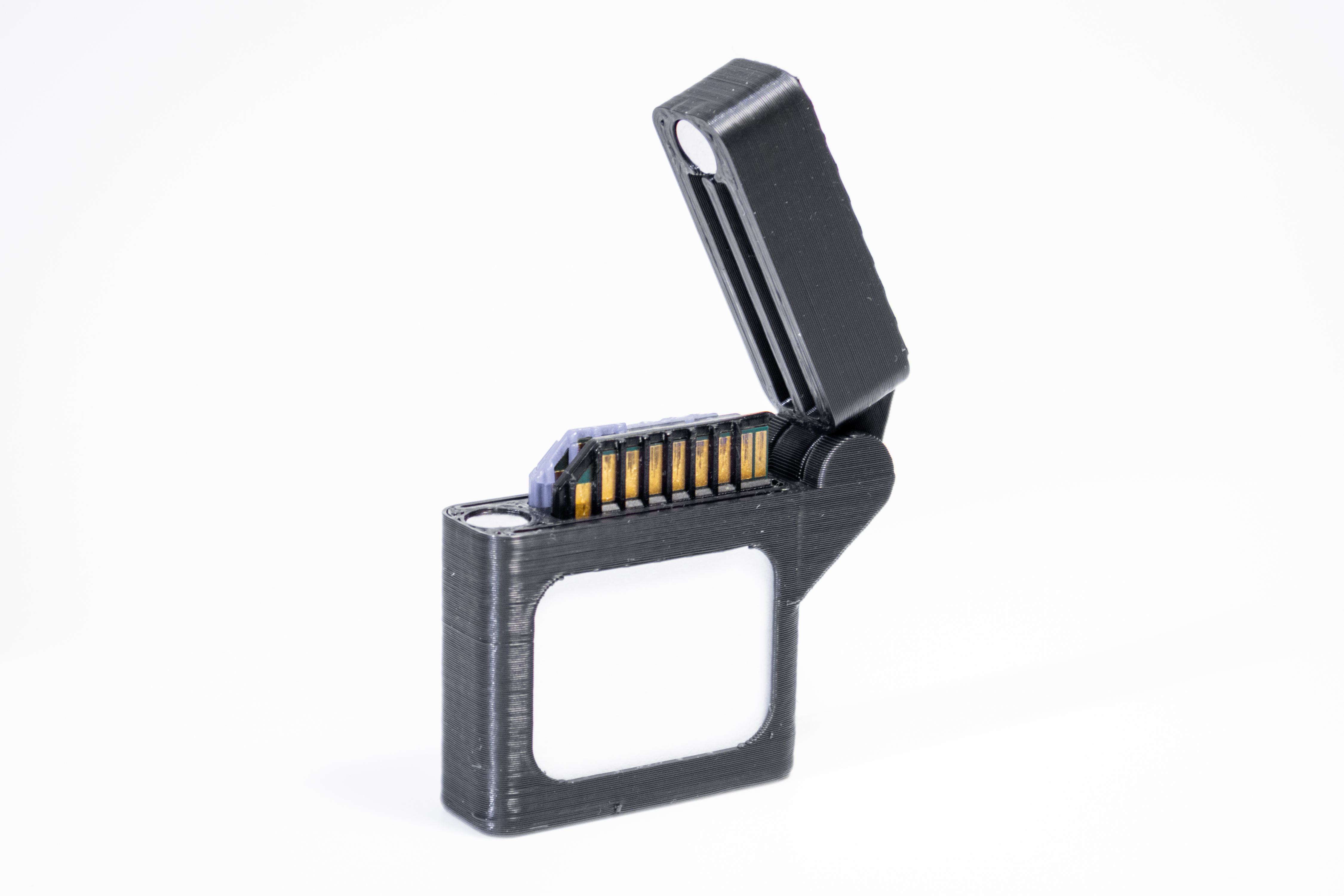 Dual Labeled SD Card Case - Zippo Style