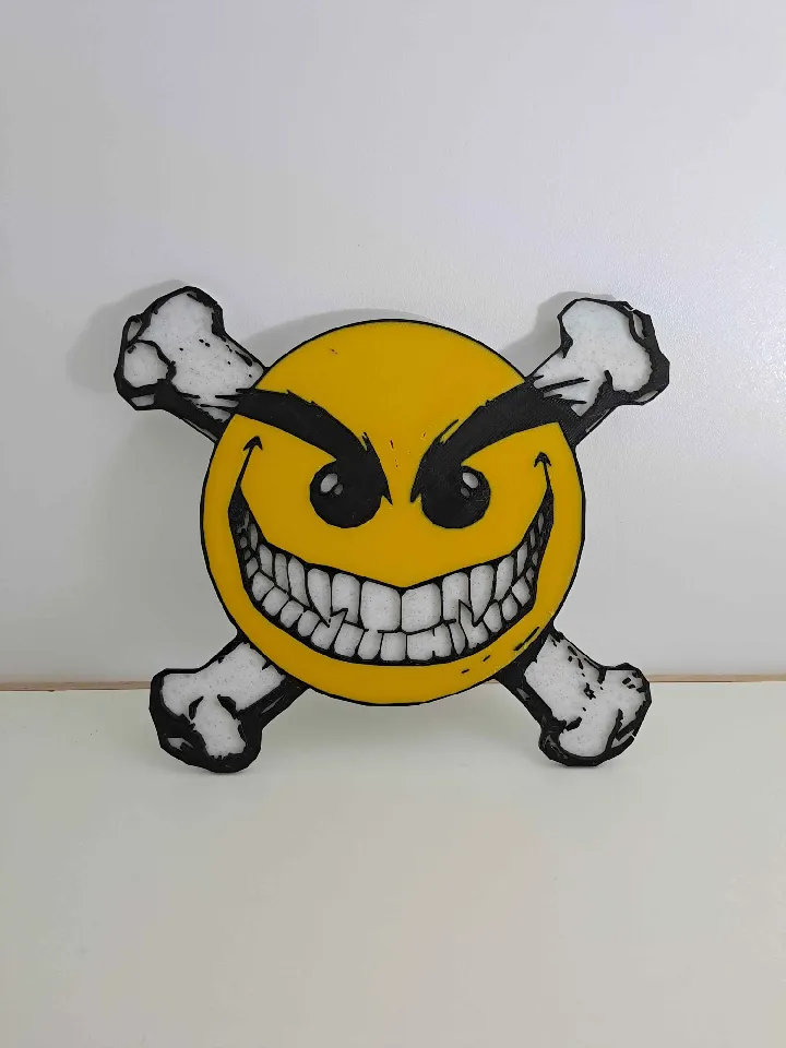Chaos Comics Smiley 2.5D (fusion360) by mosselini1 | Download free