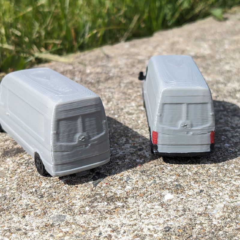 Mercedes-Benz Sprinter Van - 1:87 Scale by Joce GRZ | Download free STL ...