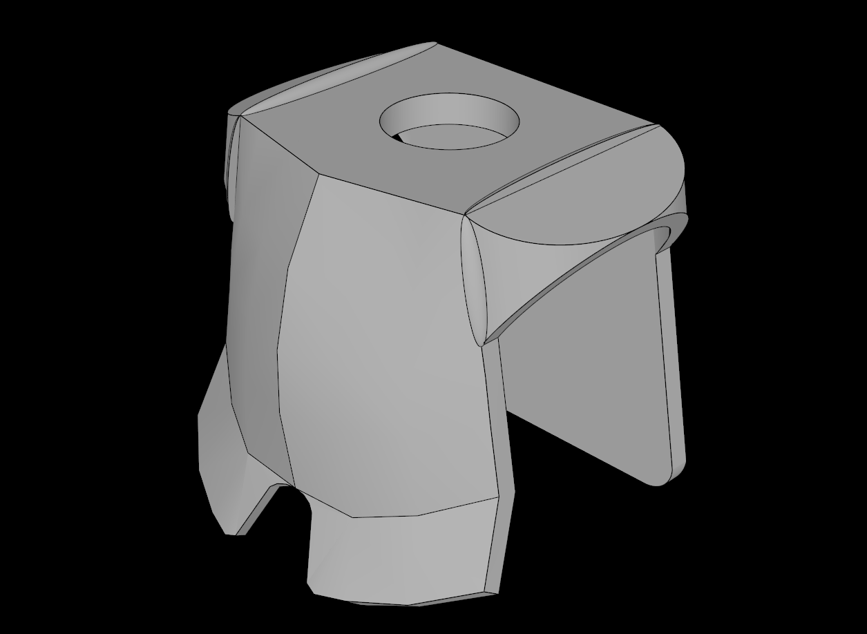 Lego Compatible (2587.dat) Minifig Armour Plate