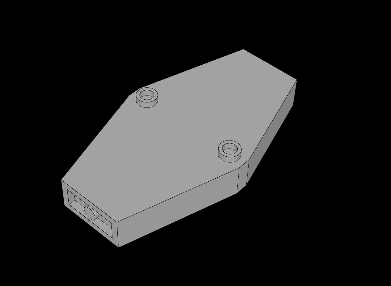 Lego Compatible (10304.dat) Container Minifig Coffin Lid Flat