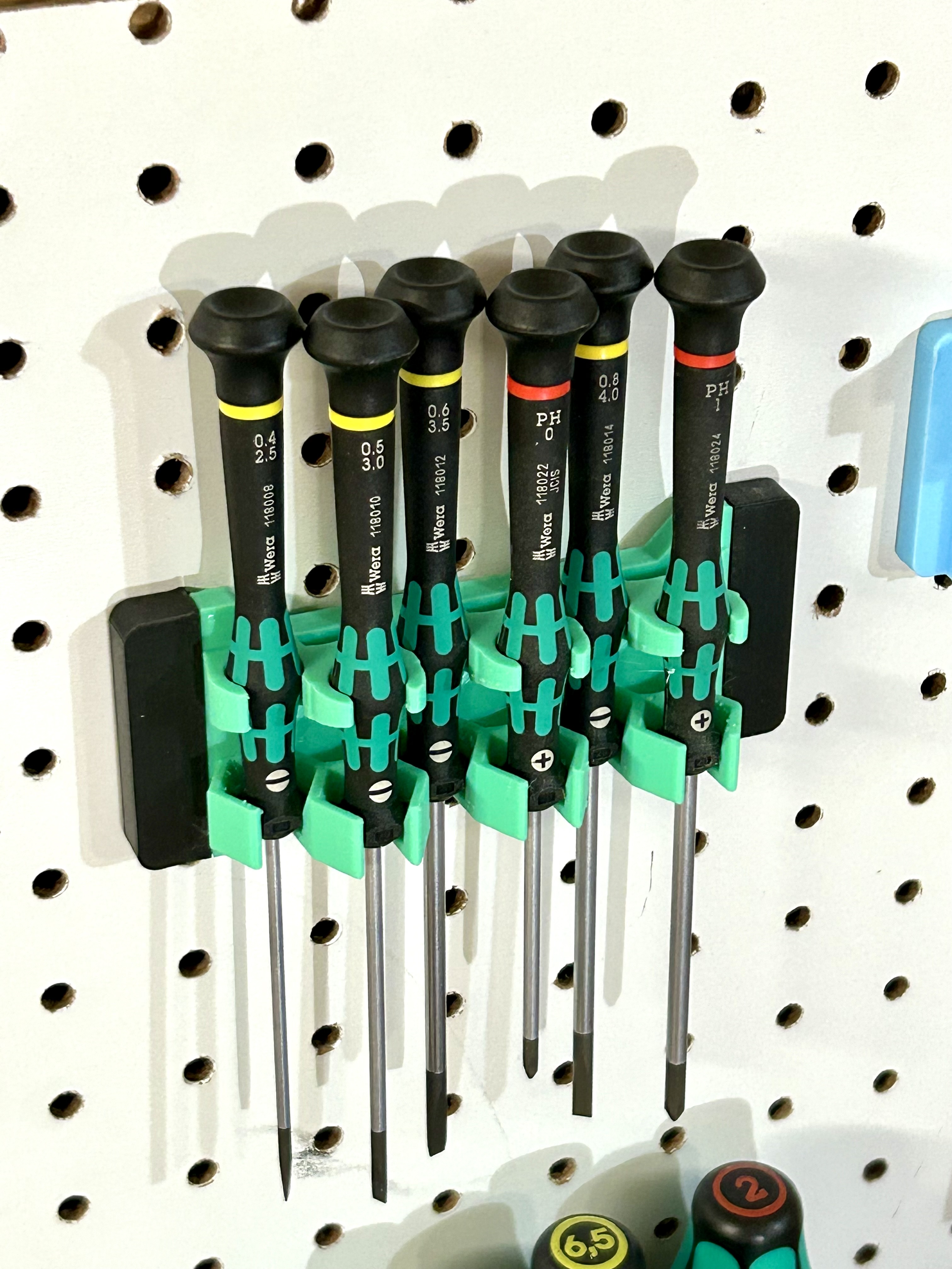 Wera Kraftform Micro Compact Holders for Wall Control 3D model thumbnail