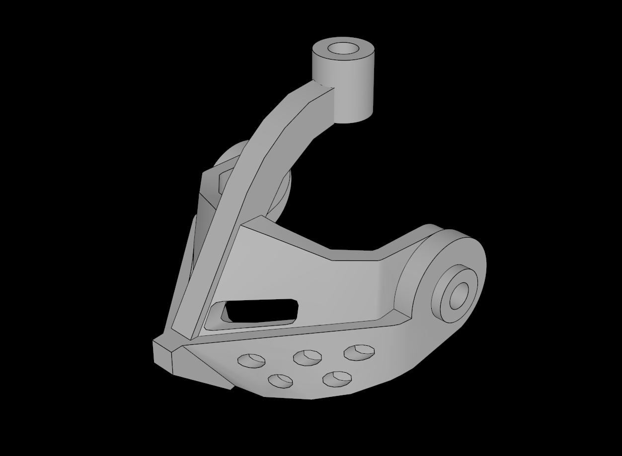 Lego Compatible (2594.dat) Minifig Helmet Visor Pointed