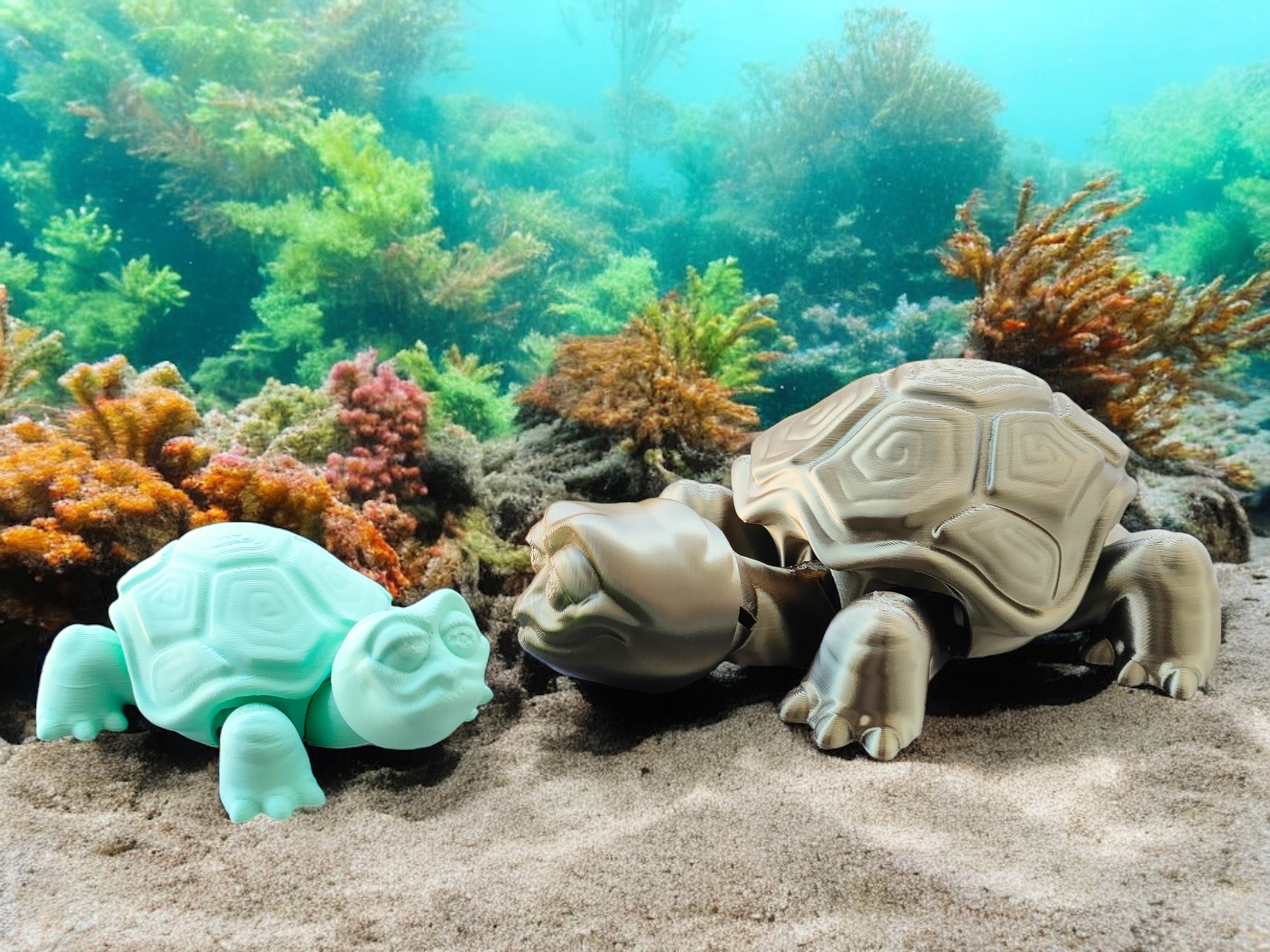 Miniatura 4 do modelo 3D Happy Old Turtle