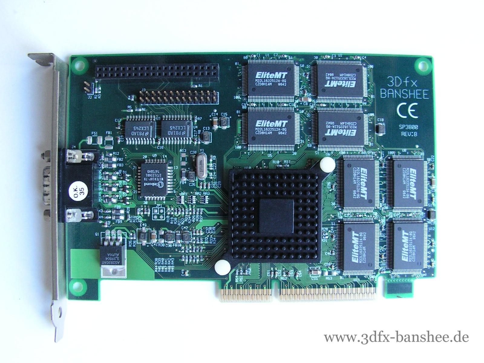 3DFX Voodoo Banshee sp3800 Sparkle