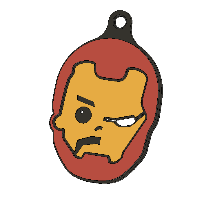 Carlos 3D Keychain