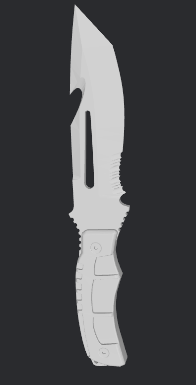 CS2 Canis Knife 3D model