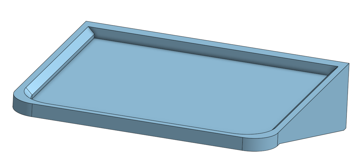 wall mounted tray