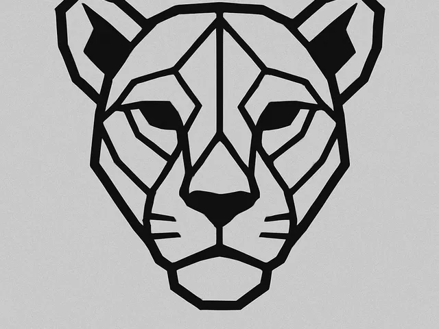 Lionne Head - Minimalist geometric illustration