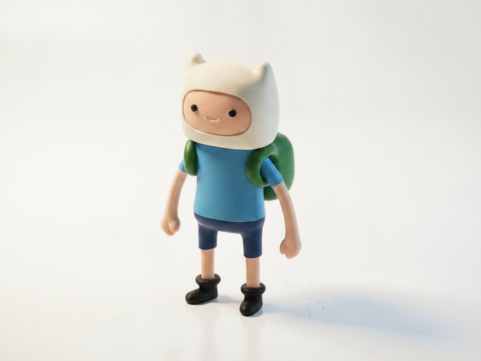 Finn The Human Figurine Adventure Time 3D Printable
