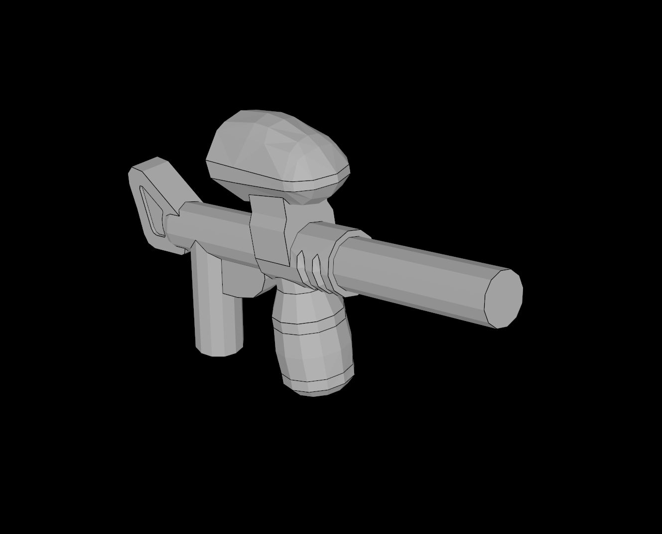 Lego Compatible (12898.dat) Minifig Weapon Paintball Gun