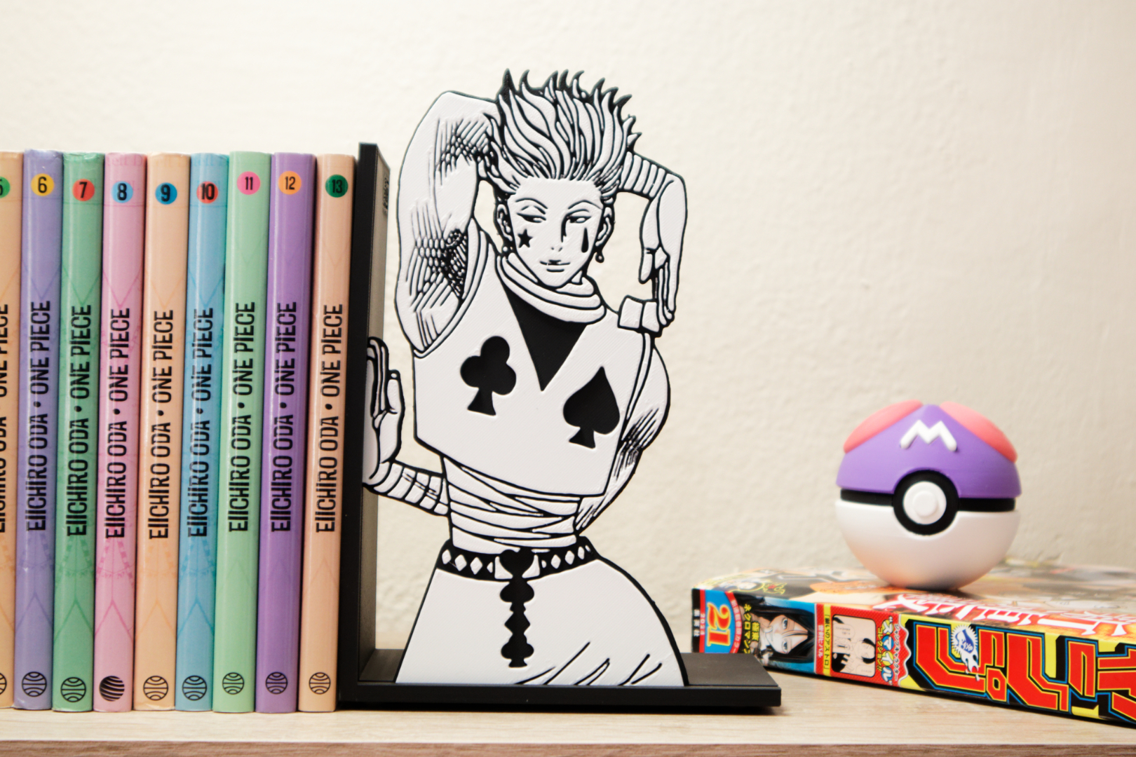 Bookend of Hisoka Morow | Hunter x Hunter Fan Art