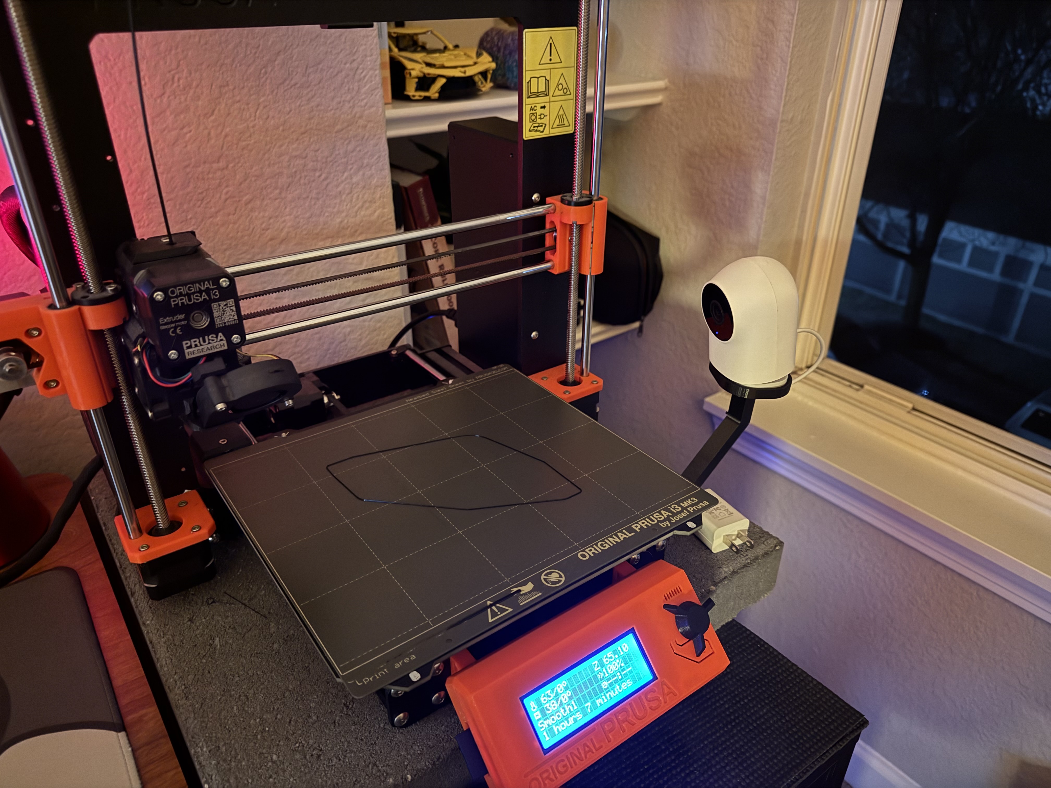 Aqara G2H Pro Mount for Prusa MK3S+