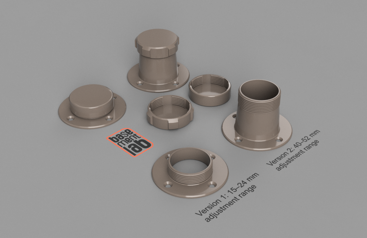 Adjustable Feet - Piedini per mobile regolabili