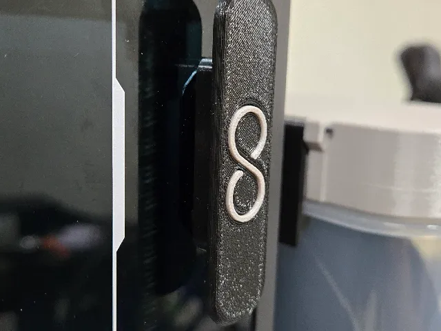 Elegoo Centauri Carbon Glass Door Lid Handle with Logo