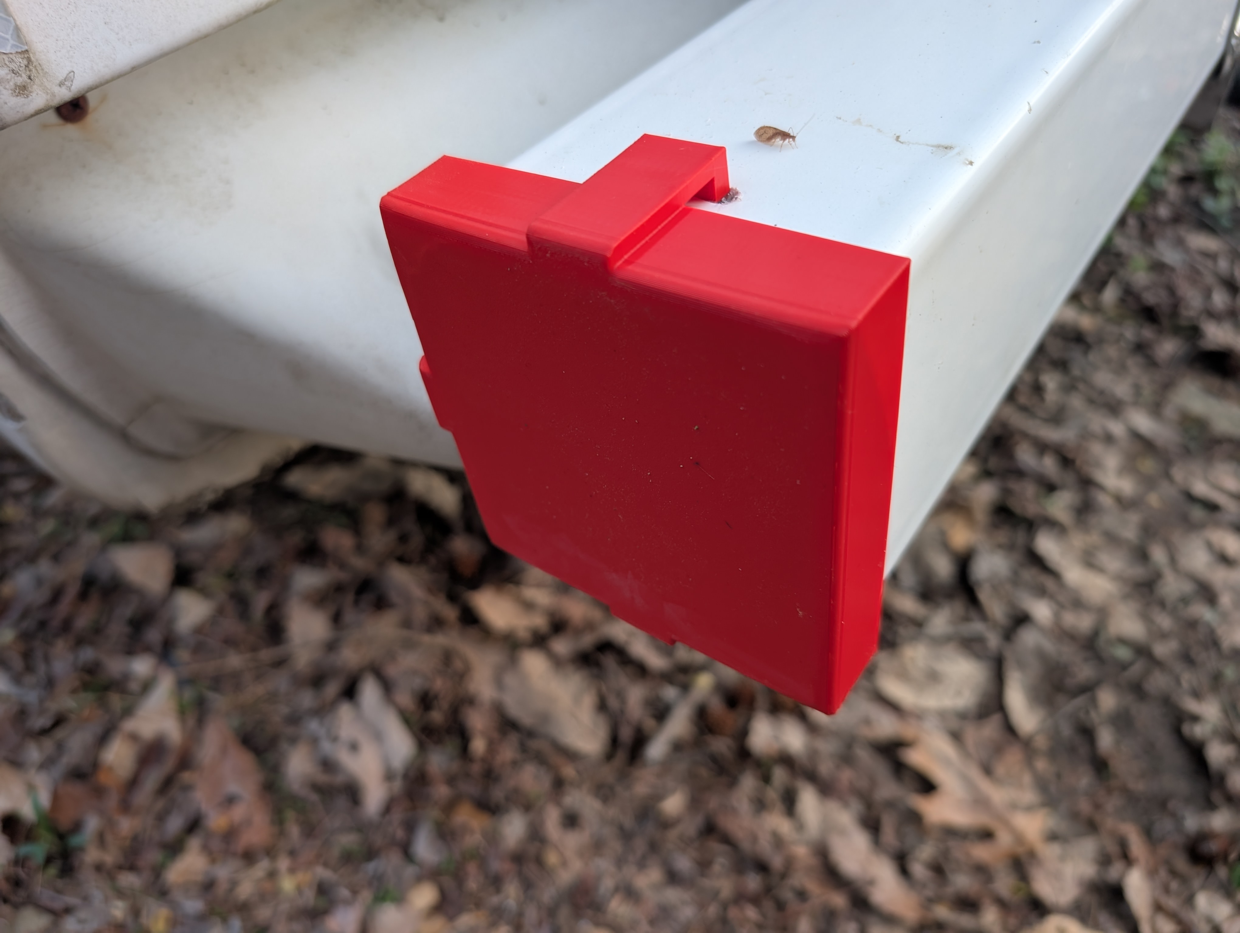 4x4 PVC post warapper cap for RV bumper use