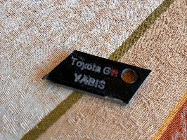 GR yaris key chain
