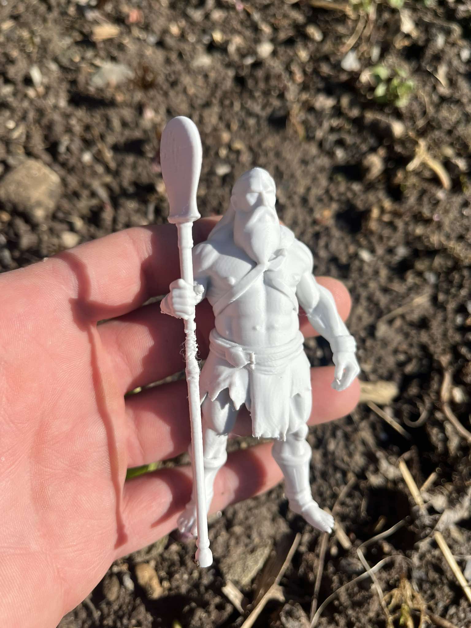 A prehistoric warrior, a primitive man — miniatura 4