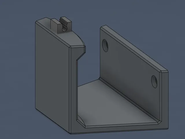 A headphone hook with a cable holder