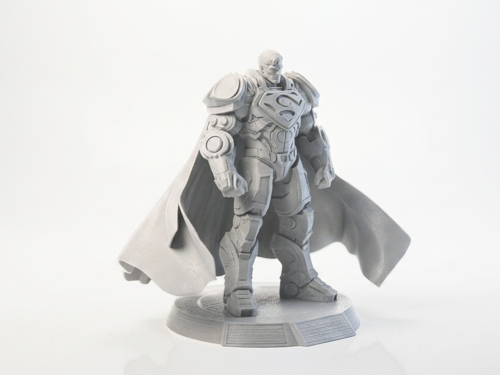 Superman Armored Hero Figurine DC Comics 3D Printable