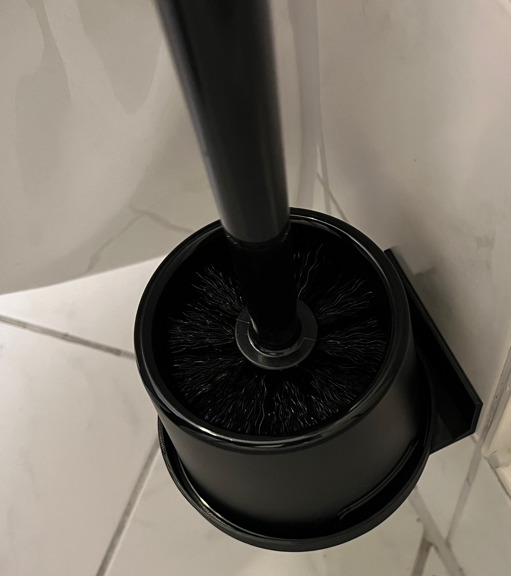 Wall mount for IKEA Bolmen toilet brush
