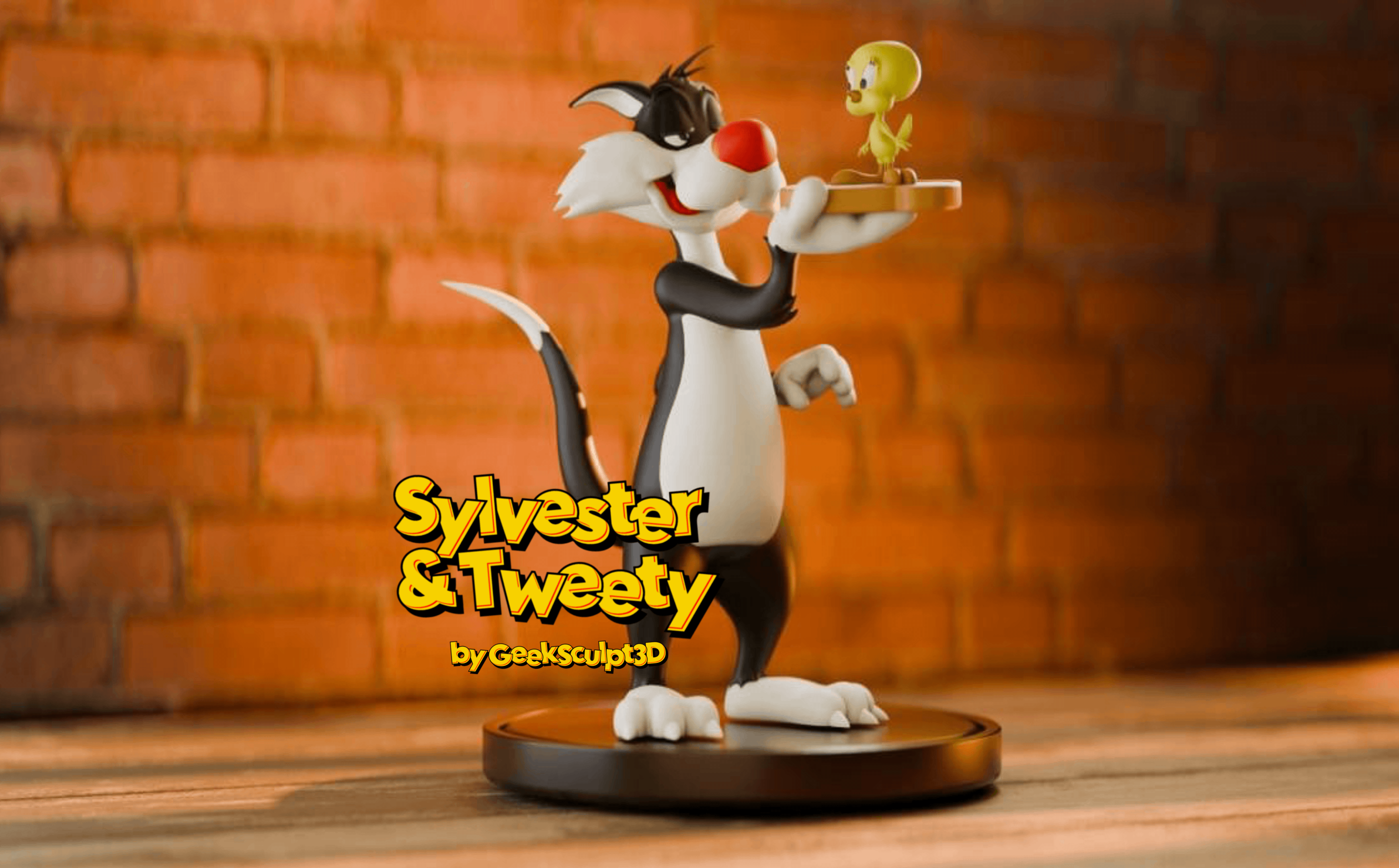 Sylvester and Tweety Figurine for Looney Tunes Fans